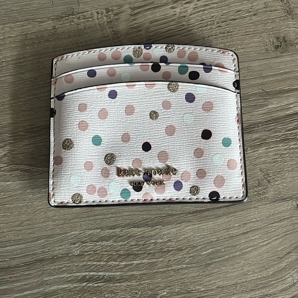 Polka dot Kate spade wallet